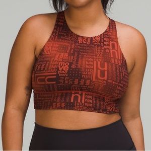 . NWT LULULEMON ENERGY BRA HIGH NECK LONG LINE LLBR